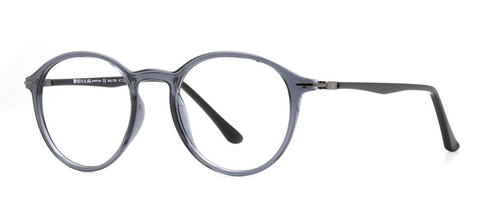 BENX PREMIUM Eyeglasses Teenage Woman Round Full-Rimmed Grilamid (TR90) Unfiltered BXPRM 1756-05